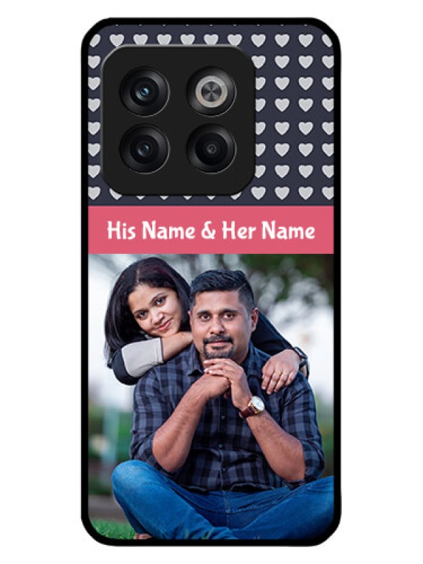 Custom OnePlus 10T 5G Custom Metal Phone CaseLove Symbols Design