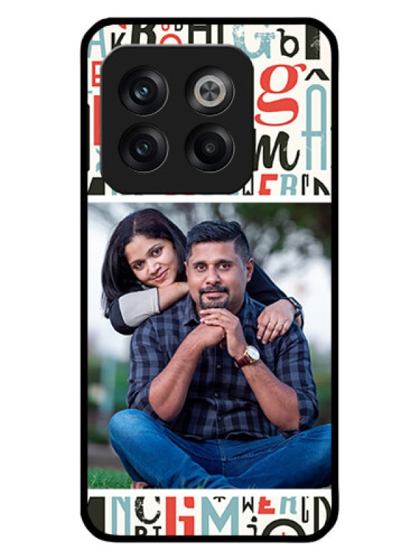Custom OnePlus 10T 5G Custom Metal Phone CaseAlphabet Design