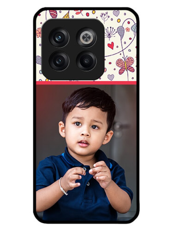 Custom OnePlus 10T 5G Custom Metal Phone CasePremium Floral Design