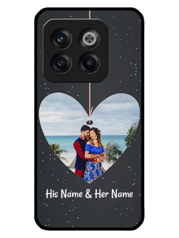 Custom OnePlus 10T 5G Custom Metal Phone CaseHanging Heart Design