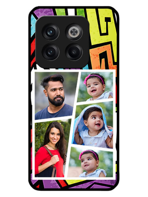 Custom OnePlus 10T 5G Custom Metal Phone CaseGraffiti Pattern Design