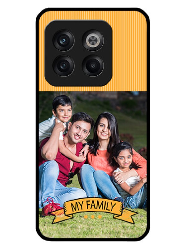 Custom OnePlus 10T 5G Custom Metal Phone CaseMy Family Design