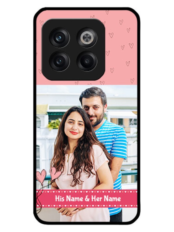 Custom OnePlus 10T 5G Custom Metal Phone CaseLove Design Peach Color