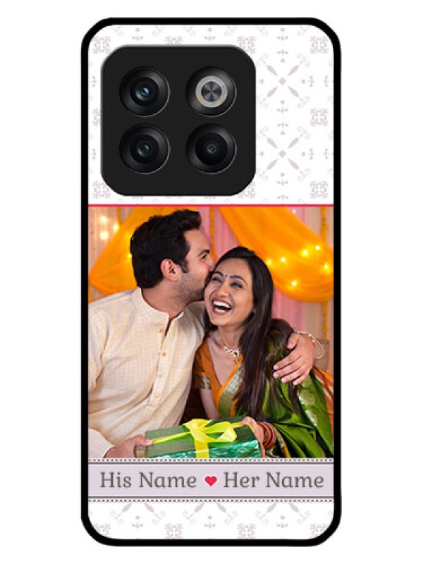 Custom OnePlus 10T 5G Custom Metal Phone CaseWith Photo And Ethnic Design