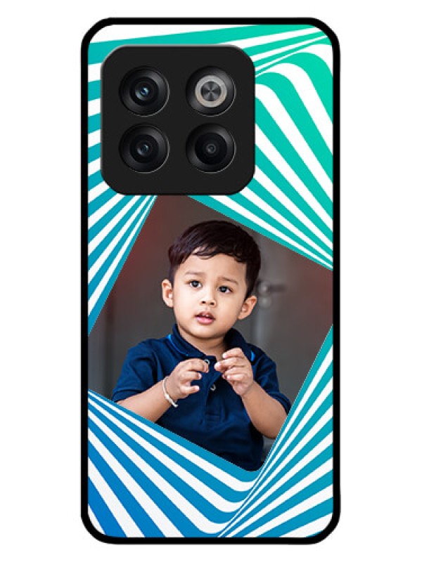 Custom OnePlus 10T 5G Custom Metal Phone CaseAbstract Spiral Design