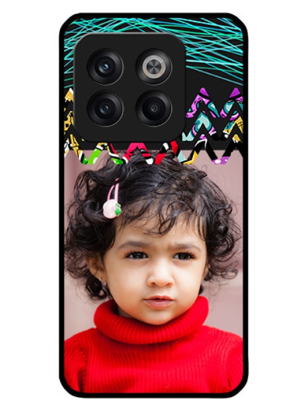 Custom OnePlus 10T 5G Custom Metal Phone CaseNeon Abstract Design