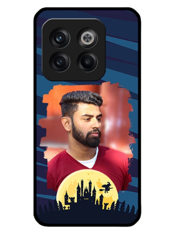 Custom OnePlus 10T 5G Custom Metal Phone CaseHalloween Witch Design