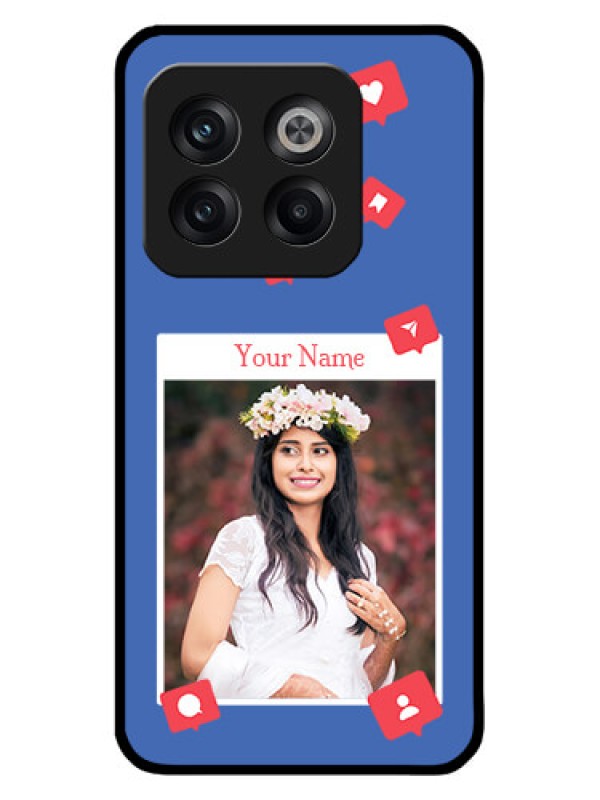 Custom OnePlus 10T 5G Custom Metal Phone CaseLike Share And Comment Design