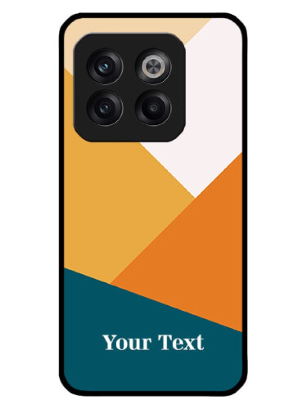 Custom OnePlus 10T 5G Custom Metal Phone CaseStacked Multi - Colour Design