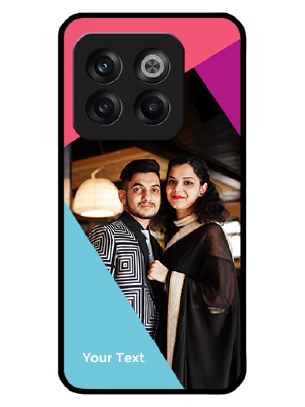 Custom OnePlus 10T 5G Custom Metal Phone CaseStacked Triple Colour Design