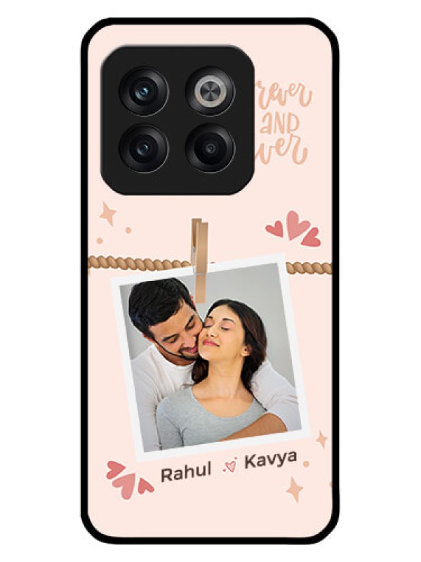 Custom OnePlus 10T 5G Custom Metal Phone CaseForever And Ever Love Design