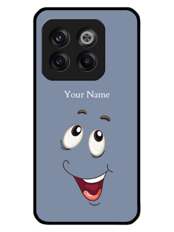 Custom OnePlus 10T 5G Custom Metal Phone CaseLaughing Cartoon Face Design