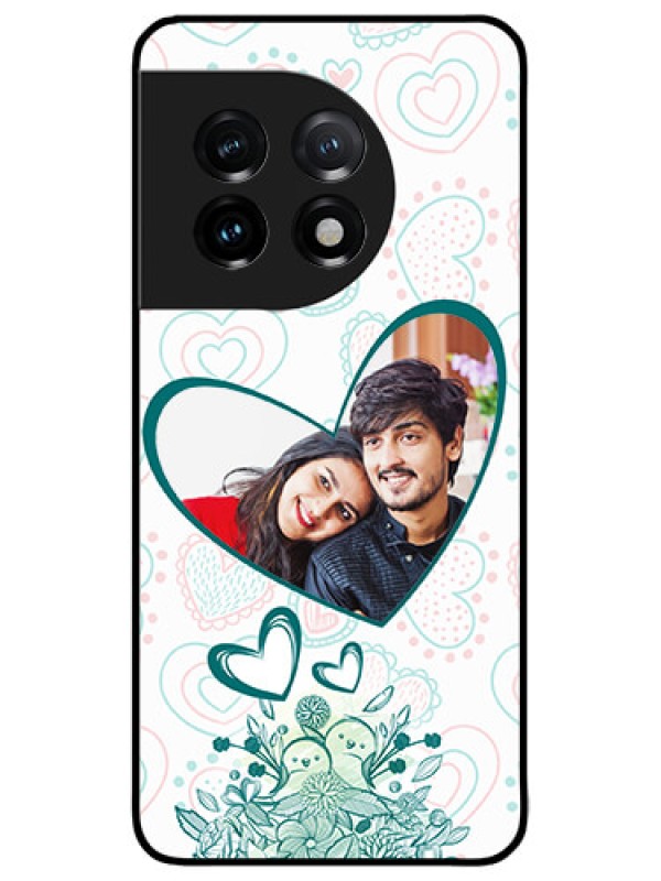 Custom OnePlus 11 5G Custom Metal Phone CasePremium Couple Design