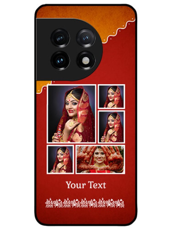 Custom OnePlus 11 5G Custom Metal Phone CaseWedding Pic Upload Design