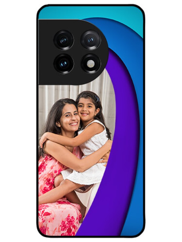 Custom OnePlus 11 5G Custom Metal Phone CaseSimple Pattern Design