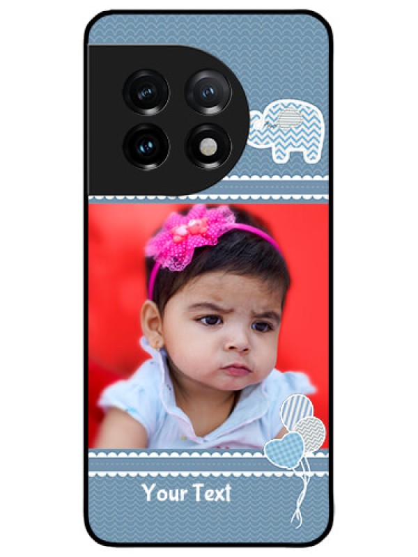 Custom OnePlus 11 5G Custom Metal Phone CaseWith Kids Pattern Design