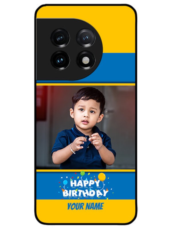 Custom OnePlus 11 5G Custom Metal Phone CaseBirthday Wishes Design