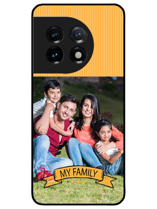 Custom OnePlus 11 5G Custom Metal Phone CaseMy Family Design