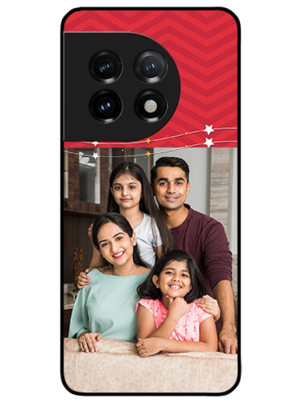 Custom OnePlus 11 5G Custom Metal Phone CaseHappy Family Design