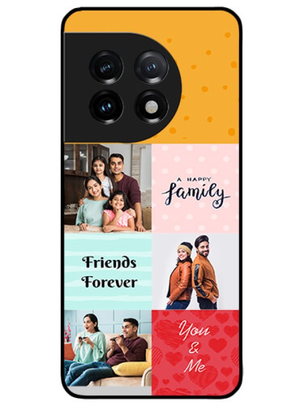 Custom OnePlus 11 5G Custom Metal Phone CaseImages With Quotes Design