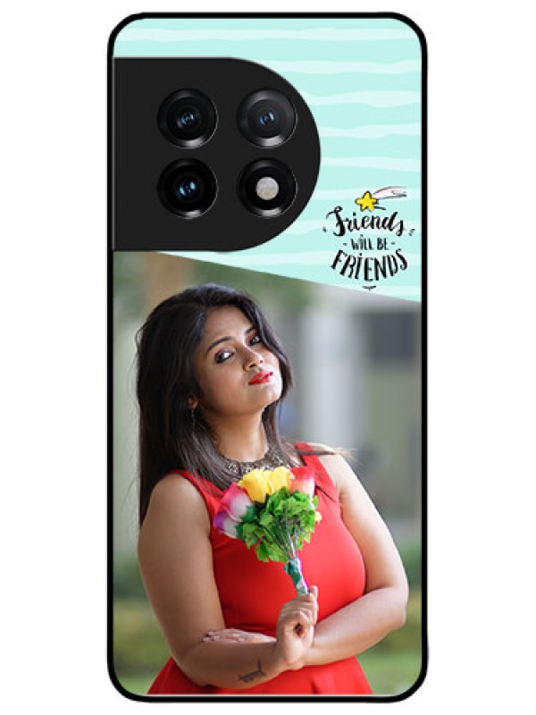 Custom OnePlus 11 5G Custom Metal Phone CaseFriends Picture Icon Design