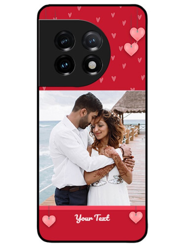 Custom OnePlus 11 5G Custom Metal Phone CaseValentines Day Design
