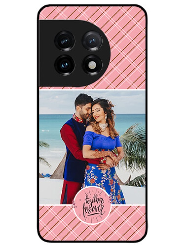 Custom OnePlus 11 5G Custom Metal Phone CaseTogether Forever Design