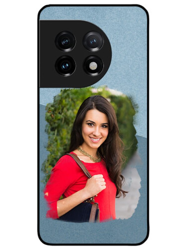 Custom OnePlus 11 5G Custom Metal Phone CaseGrunge Line Art Design