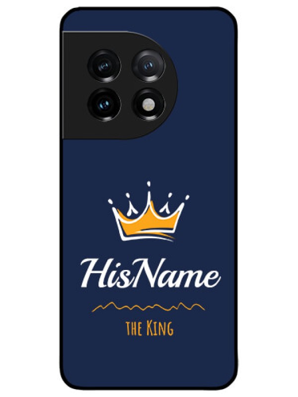 Custom OnePlus 11 5G Custom Metal Phone CaseKing With Name Design