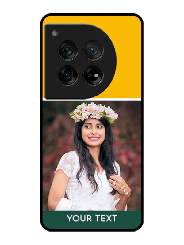 Custom OnePlus 12 5G Custom Metal Phone Case - Love You Design