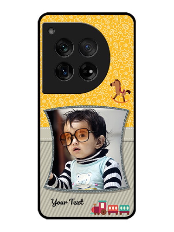 Custom OnePlus 12 5G Custom Metal Phone Case - Baby Picture Upload Design