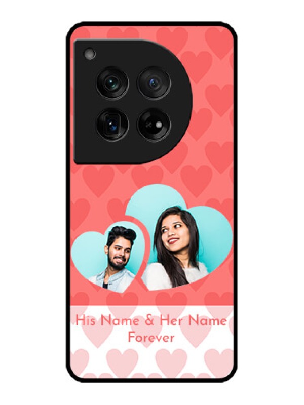 Custom OnePlus 12 5G Custom Metal Phone Case - Couple Pic Upload Design