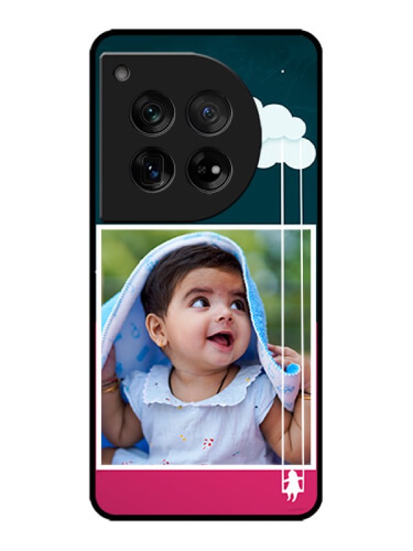 Custom OnePlus 12 5G Custom Metal Phone Case - Cute Girl With Cloud Design