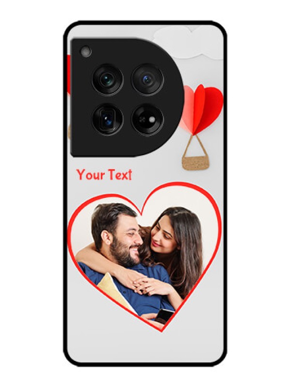 Custom OnePlus 12 5G Custom Metal Phone Case - Parachute Love Design