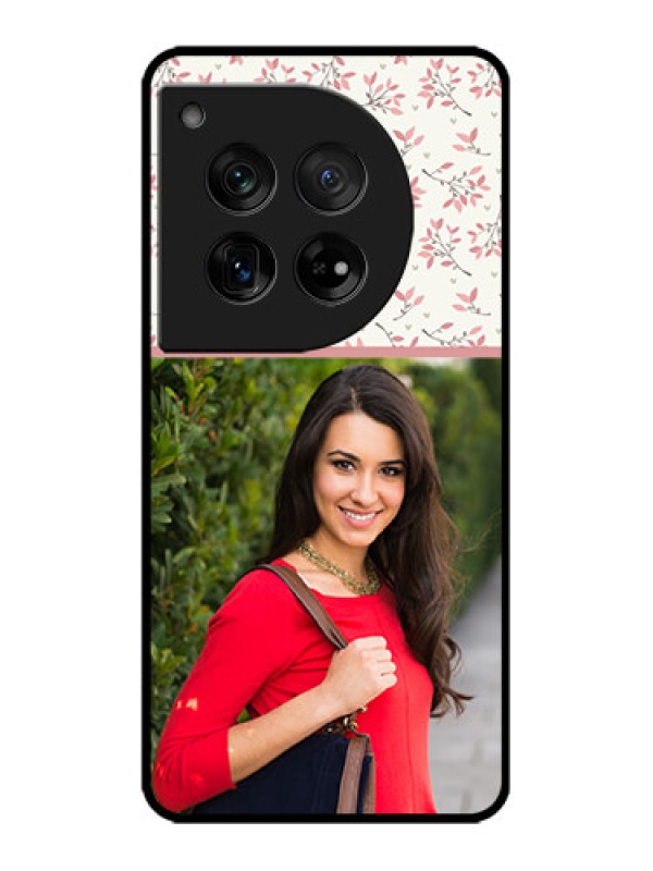 Custom OnePlus 12 5G Custom Metal Phone Case - Stunning Floral Design