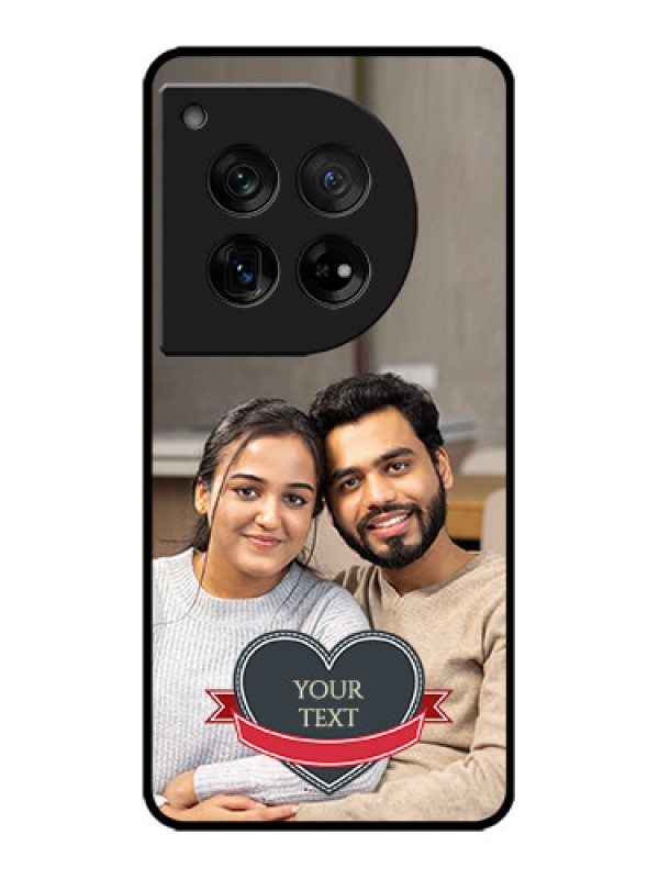 Custom OnePlus 12 5G Custom Metal Phone Case - Just Married Couple Design