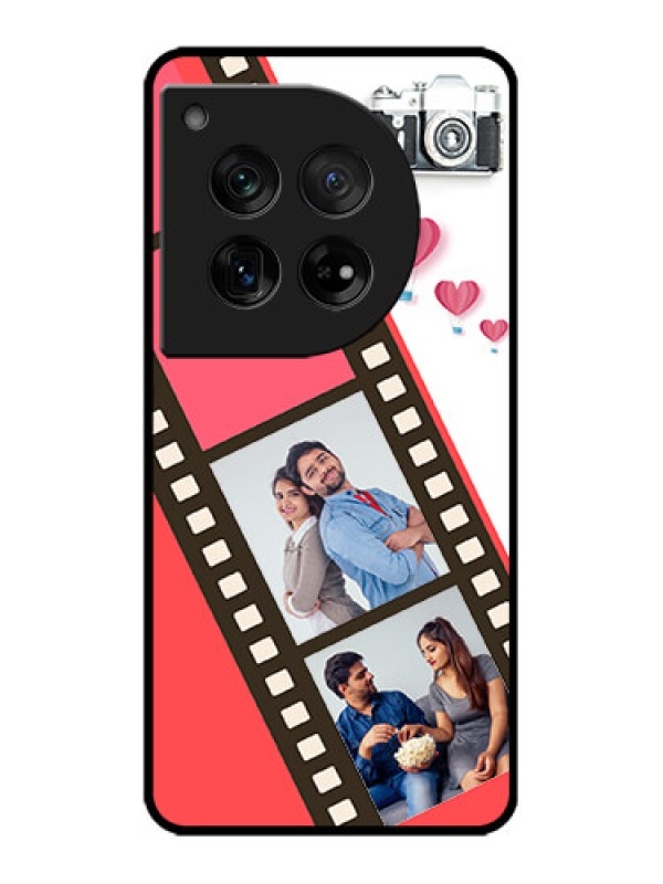 Custom OnePlus 12 5G Custom Metal Phone Case - 3 Image Holder With Film Reel