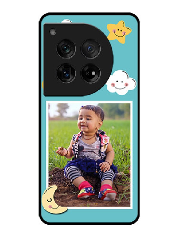 Custom OnePlus 12 5G Custom Metal Phone Case - Smiley Kids Stars Design