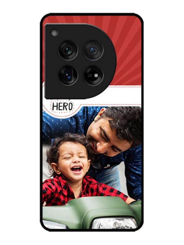 Custom OnePlus 12 5G Custom Metal Phone Case - My Dad Hero Design