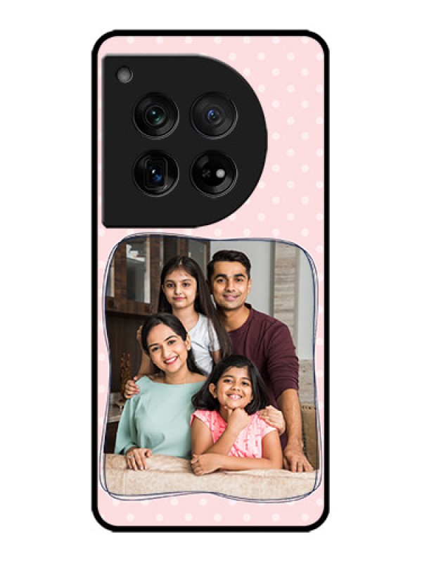 Custom OnePlus 12 5G Custom Metal Phone Case - Family With Dots Design