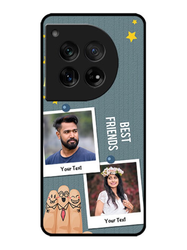 Custom OnePlus 12 5G Custom Metal Phone Case - Sticky Frames And Friendship Design