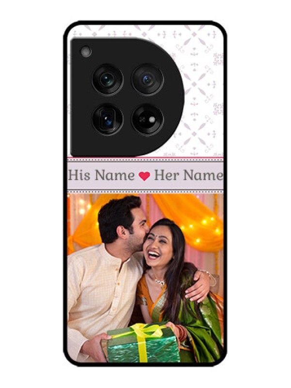 Custom OnePlus 12 5G Custom Metal Phone Case - With Photo And Ethnic Design