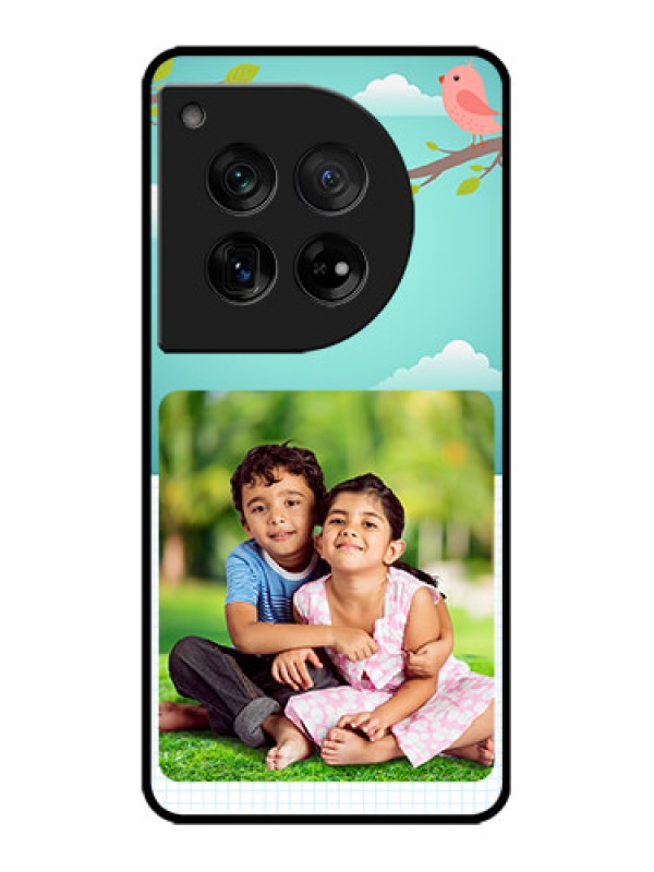 Custom OnePlus 12 5G Custom Metal Phone Case - Doodle Love Design