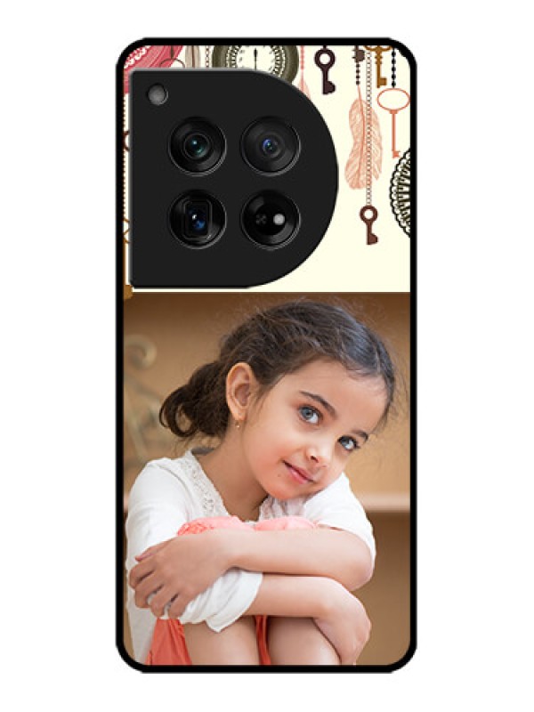 Custom OnePlus 12 5G Custom Metal Phone Case - Boho Style Design