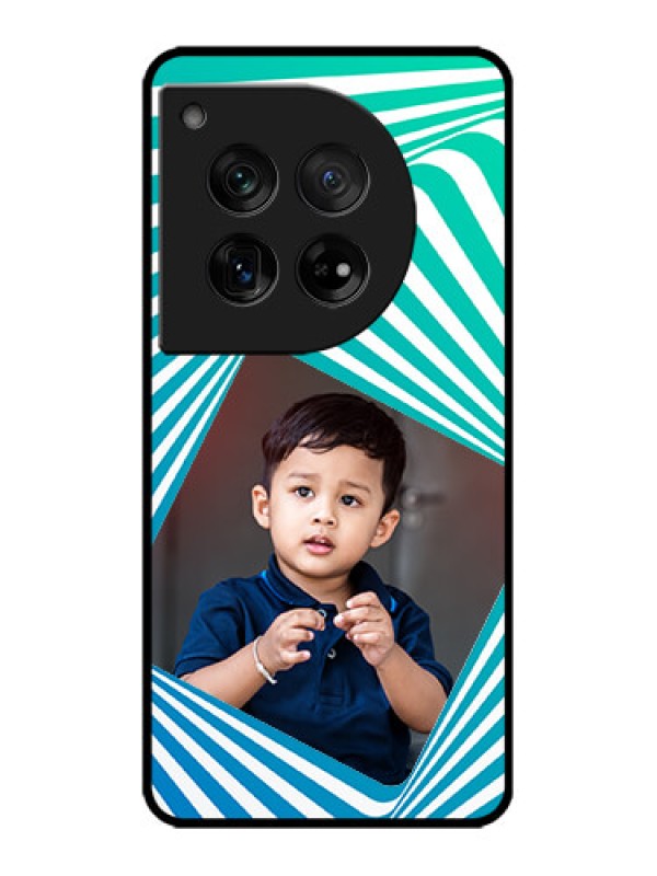 Custom OnePlus 12 5G Custom Metal Phone Case - Abstract Spiral Design