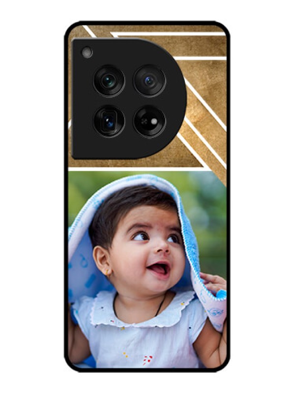 Custom OnePlus 12 5G Custom Metal Phone Case - Gradient Abstract Texture Design