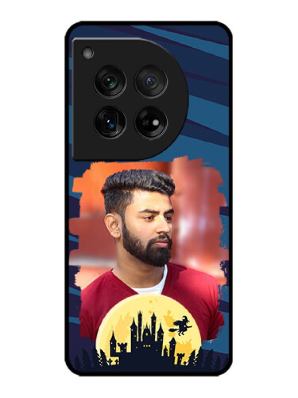 Custom OnePlus 12 5G Custom Metal Phone Case - Halloween Witch Design