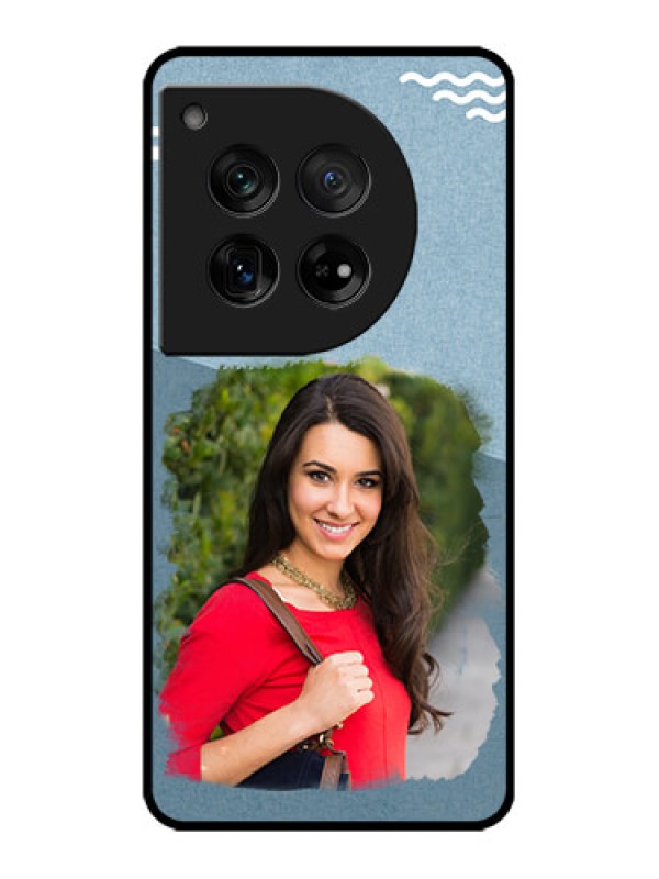 Custom OnePlus 12 5G Custom Metal Phone Case - Grunge Line Art Design