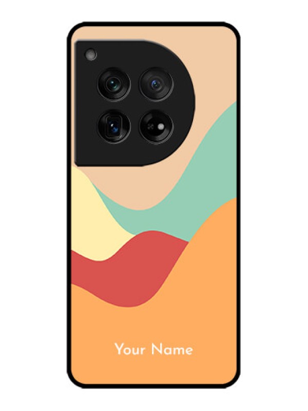 Custom OnePlus 12 5G Custom Metal Phone Case - Ocean Waves Multi - Colour Design