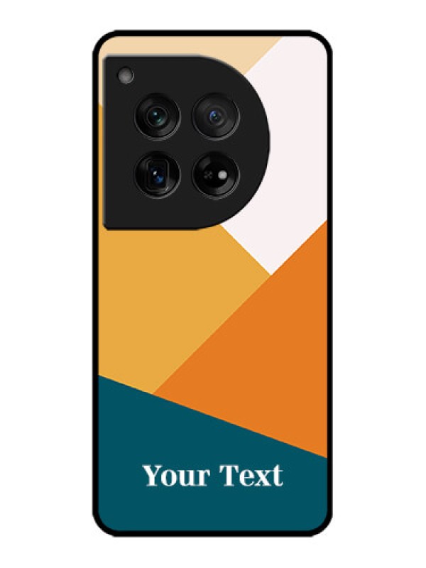 Custom OnePlus 12 5G Custom Metal Phone Case - Stacked Multi - Colour Design